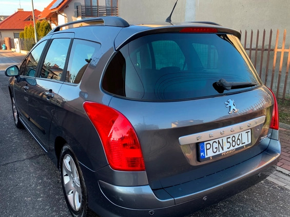 Peugeot 308 cena 21999 przebieg: 177000, rok produkcji 2011 z Gniezno małe 781